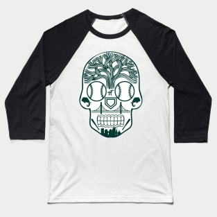 Oakland Sugar Skull Baseball T-Shirt